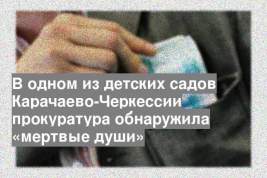 В одном из детских садов Карачаево-Черкессии прокуратура обнаружила «мертвые души»