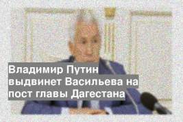 Владимир Путин выдвинет Васильева на пост главы Дагестана