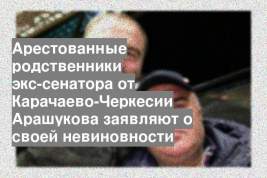 Арестованные родственники экс-сенатора от Карачаево-Черкесии Арашукова заявляют о своей невиновности