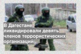 В Дагестане ликвидировали девять членов террористических организаций