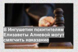 В Ингушетии похитителям Елизаветы Алиевой могут смягчить наказание
