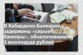 В Кабардино-Балкарии задержаны «серые банкиры», обналичившие 3 миллиарда рублей