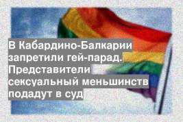 В Кабардино-Балкарии запретили гей-парад. Представители сексуальный меньшинств подадут в суд
