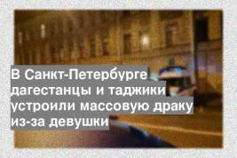 В Санкт-Петербурге дагестанцы и таджики устроили массовую драку из-за девушки