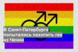 В Санкт-Петербурге попытались похитить гея из Чечни