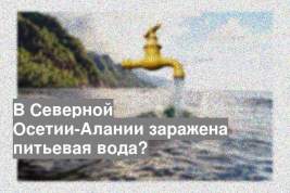 В Северной Осетии-Алании заражена питьевая вода?